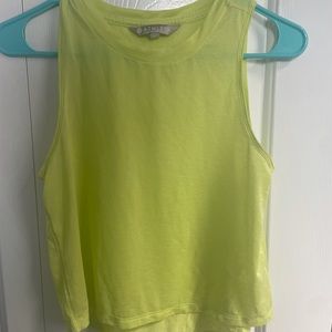Athleta neon workout tank top